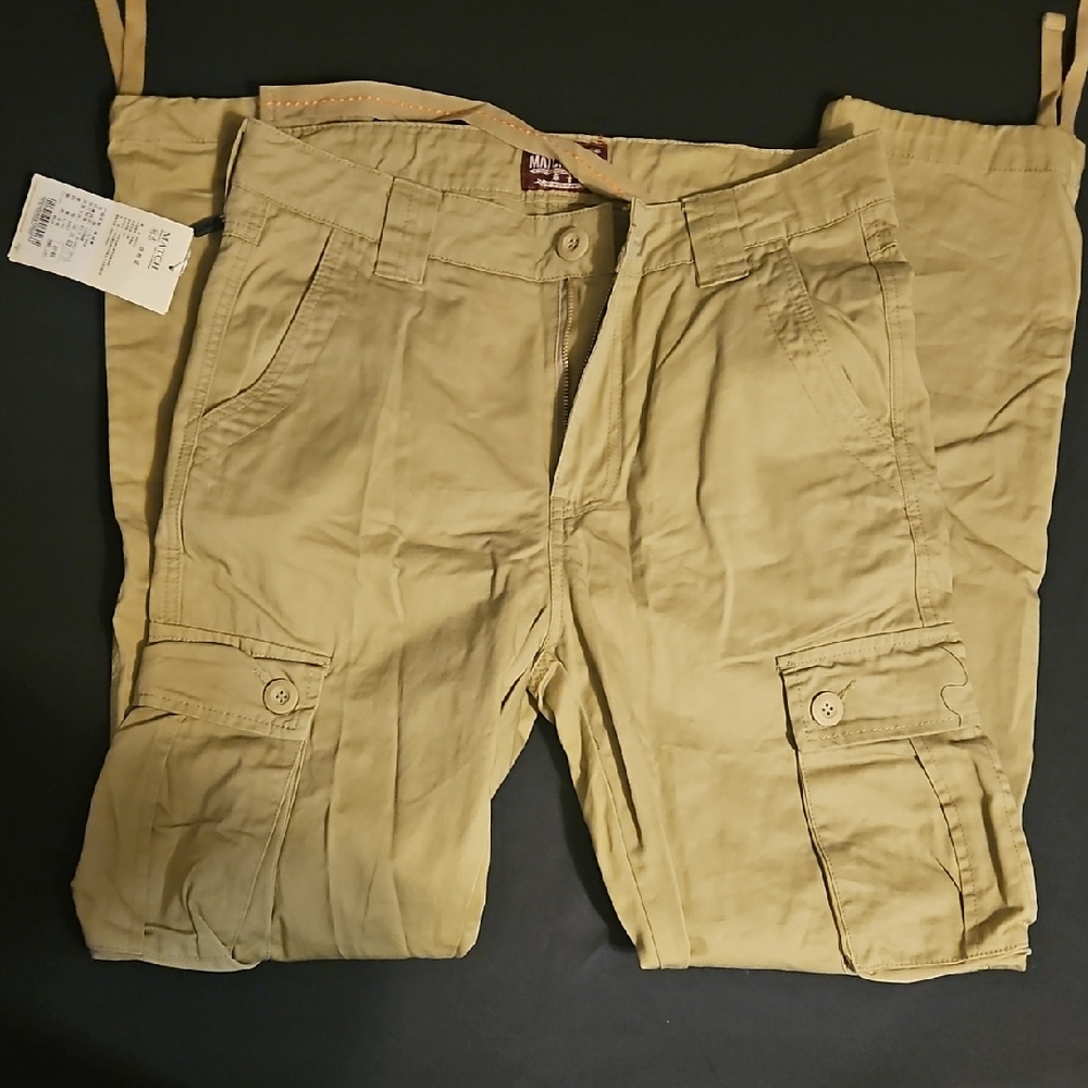 Men's Khaki Cargo Pants